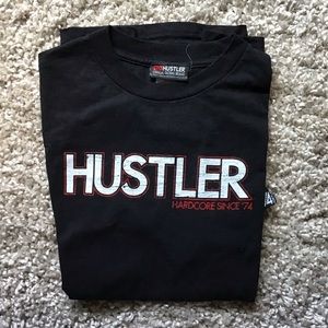 Larry Flint Hustler T-shirt.